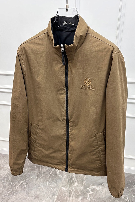 Двусторонняя ветровка Loro Piana - Brown / Black