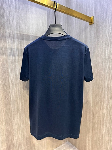 Мужская синяя футболка Hermes Premium   