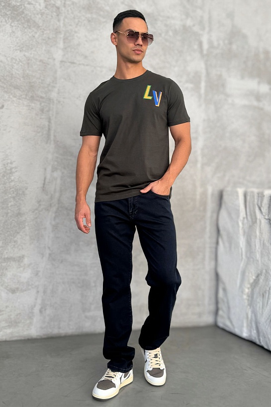 Мужские джинсы синего цвета Brioni regular fit