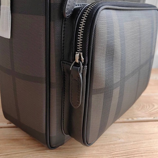 Кожаный рюкзак Burberry London Check 39х28x9 см   