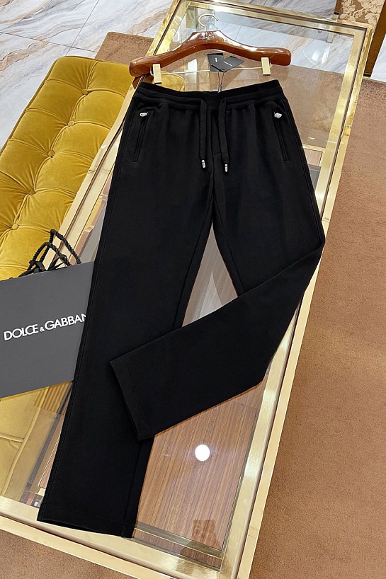 Чёрные спортивные штаны Dolce & Gabbana premium