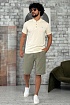 Мужские шорты цвета хаки Armani Exchange