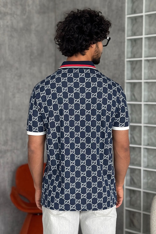 Мужское поло Gucci GG monogram