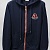 Мужская брендовая кофта Moncler тёмно-синего цвета