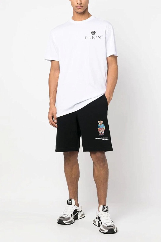 Мужские чёрные шорты Polo Ralph Lauren "Bear"