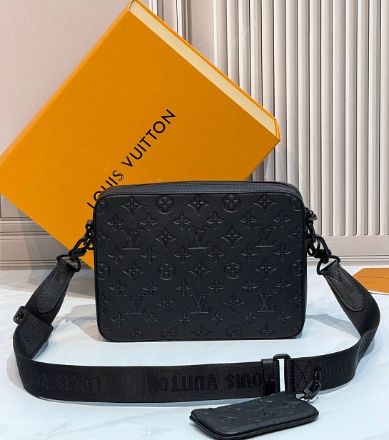 Кожаная сумка Louis Vuitton Trio premium 25x18.5x7 см