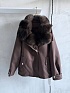 Женская парка с натуральным мехом Max Mara premium