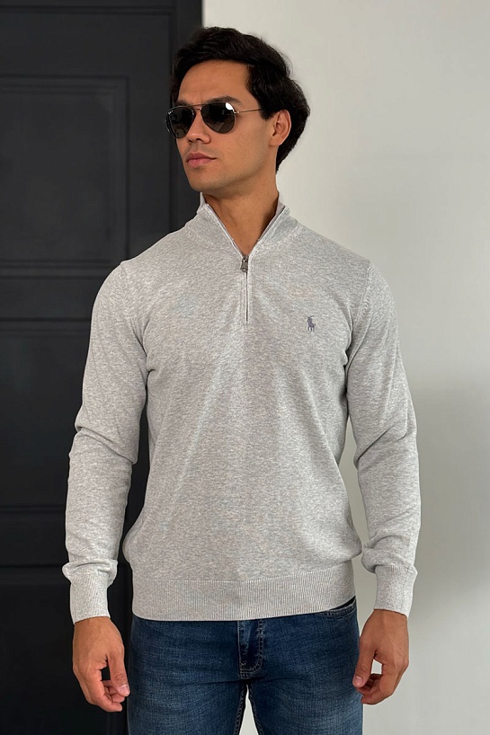 Мужская кофта Polo Ralph Lauren pony-embroidered - Grey