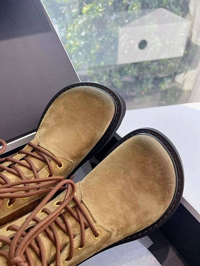 Женские ботинки Loewe Premium - Chestnut   