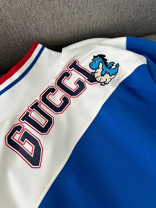 Женский спортивный костюм Gucci синего цвета