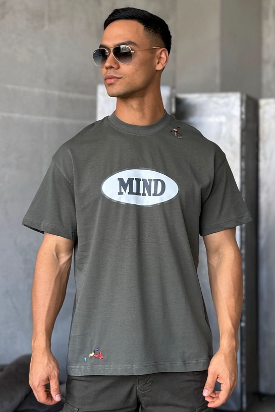 Зелёная футболка Palm Angels x Missoni MIND