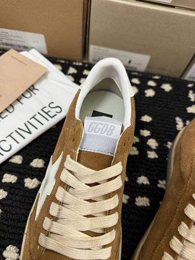 Женские кожаные кроссовки Golden Goose Super Star premium   