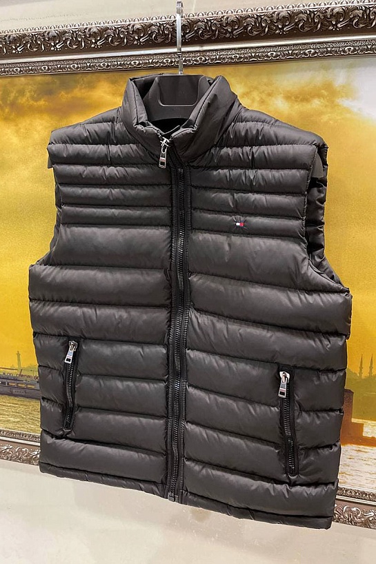 Мужской чёрный жилет Tommy Hilfiger