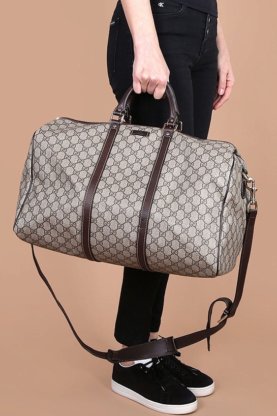 Дорожная сумка Gucci GG Supreme Medium Carry On Duffle 50x25 см (2 расцветки)