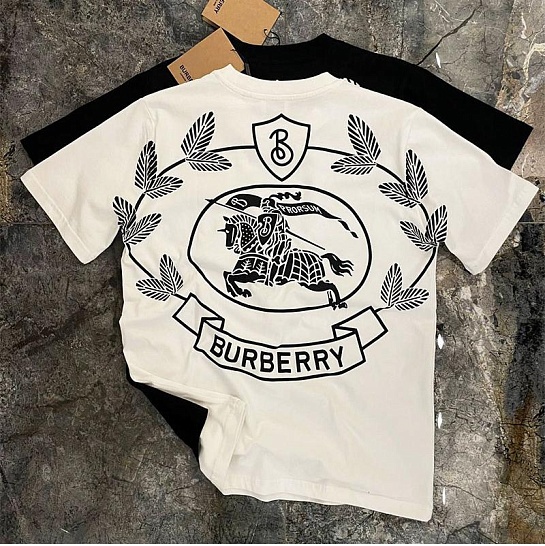 Белая футболка Burberry Rutherford Ekd