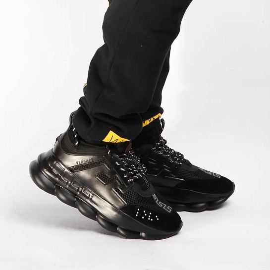 Кроссовки Versace Chain Reaction 2 Chainz - Black