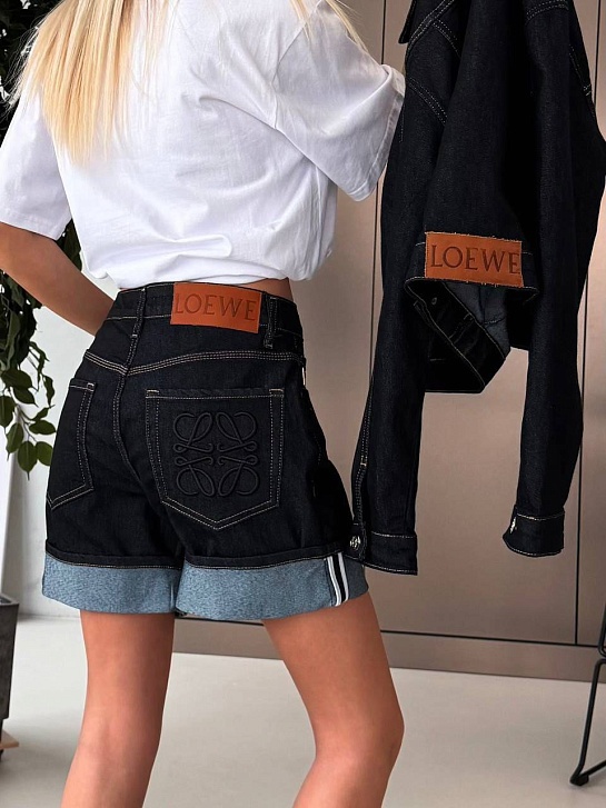 Женская джинсовые шорты Loewe premium