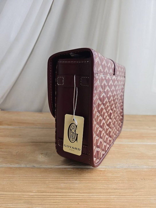 Кожаная сумка Goyard Belvedere MM 27x21 см