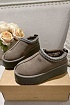 Женские замшевые ботинки UGG Tazz Platform - Brown