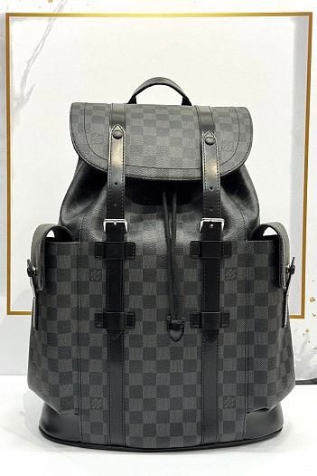 Кожаный рюкзак Louis Vuitton Christopher MM Premium   