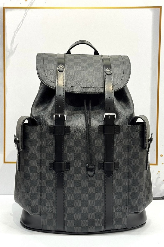 Кожаный рюкзак Louis Vuitton Christopher MM Premium