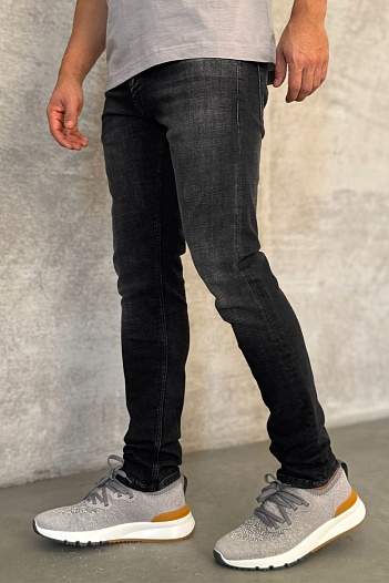 Мужские чёрные джинсы Emporio Armani   