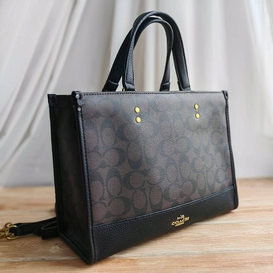 Женская сумка-тоут Coach Dempsey 29x22 см (3 расцветки)
