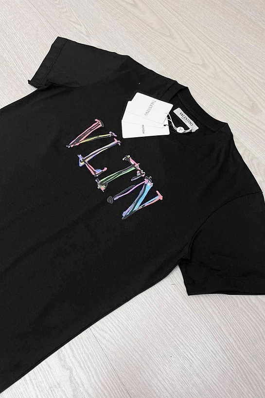 Мужская футболка Valentino - Black