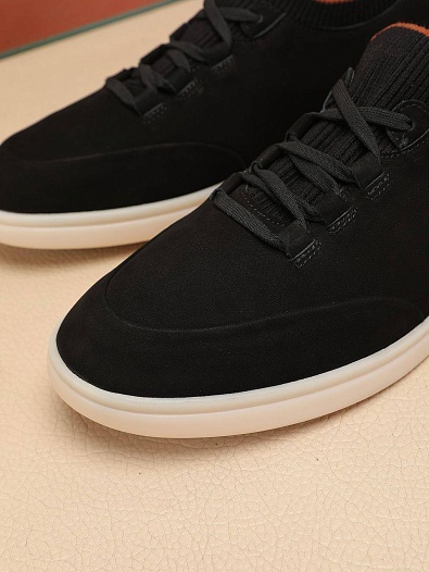 Мужские кроссовки Loro Piana Soho Walk - Black   