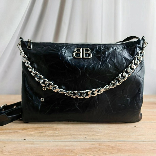 Женская кожаная сумка Balenciaga 37x25 см   