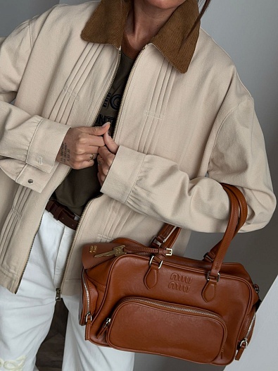Женская бежевая ветровка Loewe   
