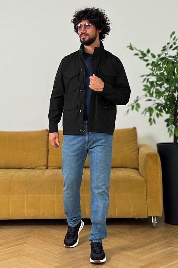 Мужская чёрная куртка Loro Piana Traveler   