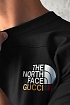 Оверсайз футболка Gucci x The North Face Collaboration landscape print - Black