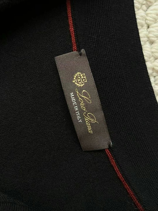 Поло с длинным рукавом Loro Piana Premium - Black