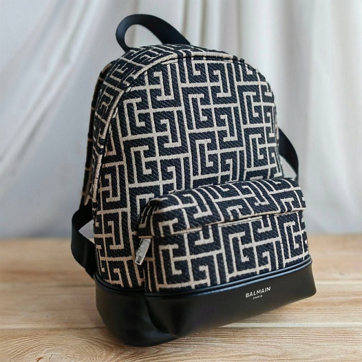 Рюкзак Balmain Jacquard Monogram 27x21 см (2 расцветки)   