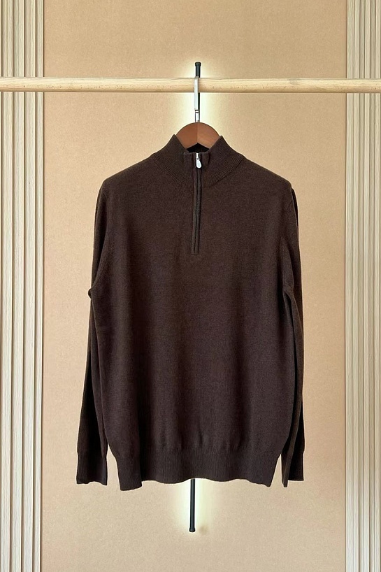 Кашемировый свитер Brunello Cucinelli Premium - Brown