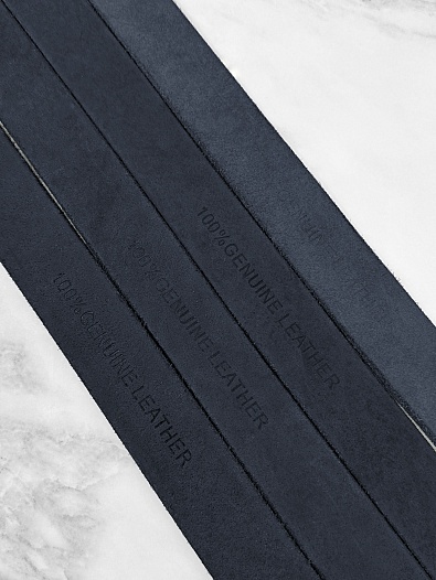 Мужской кожаный ремень Tommy Hilfiger чёрного цвета   