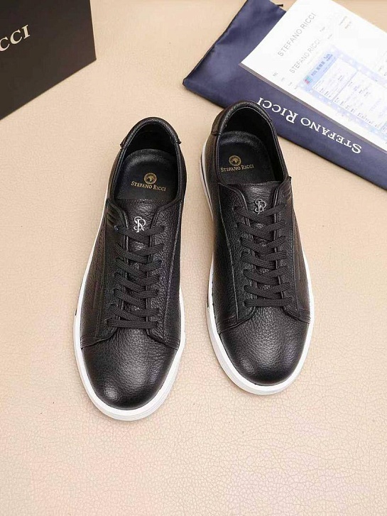 Мужские кожаные кроссовки Stefano Ricci