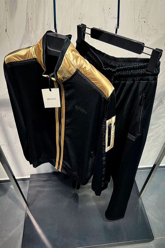 Мужские штаны Zegna чёрного цвета