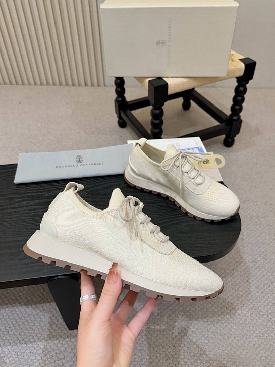 Мужские кроссовки Brunello Cucinelli knitted