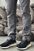 Мужские джинсы Chrome Hearts multi-patch - Black Washed