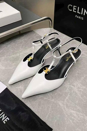 Женские кожаные туфли Celine premium   