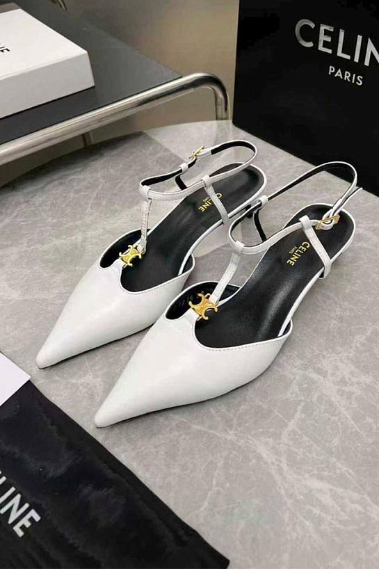 Женские кожаные туфли Celine premium