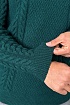 Мужской свитер зелёного цвета Kiton