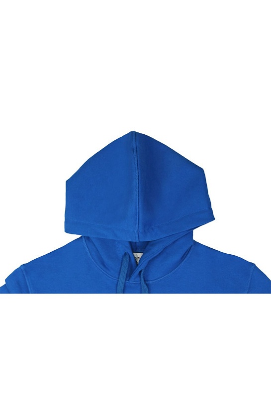 Худи белого цвета Stone Island compass-patch