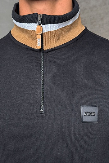 Мужской чёрный джемпер Hugo Boss   