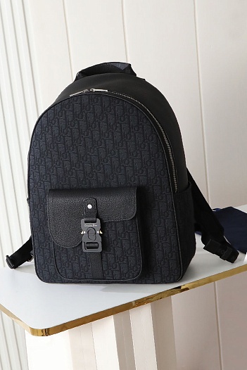 Текстильный рюкзак Dior Oblique Premium 43.5x33x19.5 см   