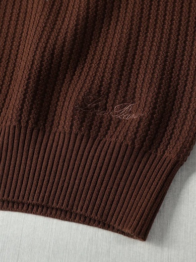 Мужской свитер Loro Piana premium - Black   