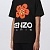 Чёрная футболка Kenzo Boke Flower graphic print