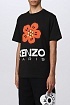 Чёрная футболка Kenzo Boke Flower graphic print